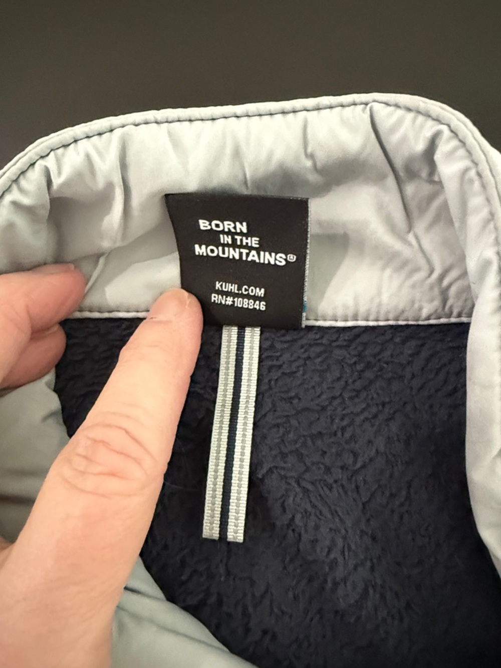 KÜHL Women’s Light Gray/Blue “THE ONE”Quilted Vest - Picture 14 of 14